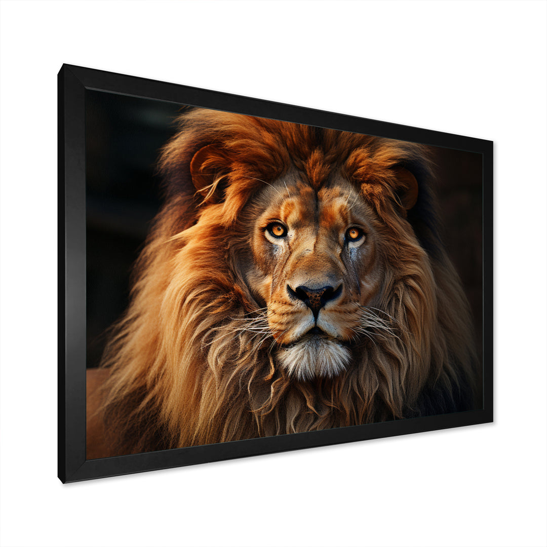 Lion Portrait - Lion Wall Decor