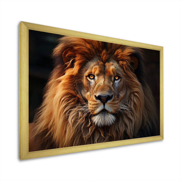 Lion Portrait - Lion Wall Decor