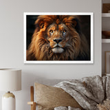 Lion Portrait - Lion Wall Decor