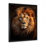 Lion Regal Majesty Lion - Animals Canvas Wall Art