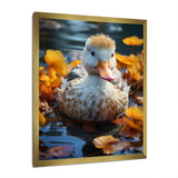 Yellow White Marine Animals Portrait - Yellow Marine Animals Wall Art