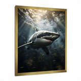 Grey Shark The Majesty - Animals Canvas Wall Art