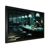 Masterpiece Nighthawks By Edward II - Landscapes Canvas Wall Art