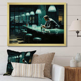 Masterpiece Nighthawks By Edward II - Landscapes Canvas Wall Art