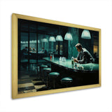 Masterpiece Nighthawks By Edward II - Landscapes Canvas Wall Art