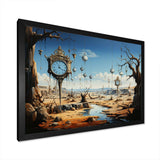 Masterpiece The Persistence Of Memory Surrealism II - Landscapes Canvas Wall Art