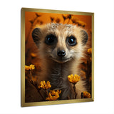 Orange Brown Meercat Animal - Meercat Wall Art Prints