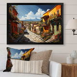 Mexico Mexican Fiesta City I - Landscapes Canvas Wall Art