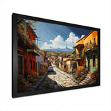 Mexico Mexican Fiesta City I - Landscapes Canvas Wall Art