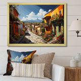 Mexico Mexican Fiesta City I - Landscapes Canvas Wall Art