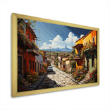 Mexico Mexican Fiesta City I - Landscapes Canvas Wall Art