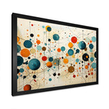 Green Beige Mid Century Abstract Retro IV - Abstract Canvas Wall Art