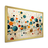 Green Beige Mid Century Abstract Retro IV - Abstract Canvas Wall Art