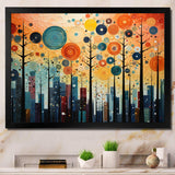 Colorful Mid Century Bold Breeziness III - Abstract Canvas Wall Art