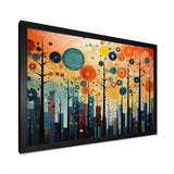 Colorful Mid Century Bold Breeziness III - Abstract Canvas Wall Art