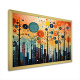 Colorful Mid Century Bold Breeziness III - Abstract Canvas Wall Art