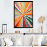 Colorful Mid Century Optical Serenade I - Abstract Canvas Wall Art