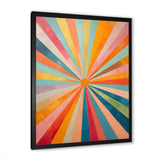 Colorful Mid Century Optical Serenade I - Abstract Canvas Wall Art