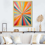 Colorful Mid Century Optical Serenade I - Abstract Canvas Wall Art