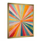 Colorful Mid Century Optical Serenade I - Abstract Canvas Wall Art