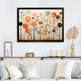 Colorful Mid Century Whimsical Wallpapers - Abstract Canvas Wall Art