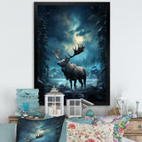 Blue Moose Celestial Journey - Moose Wall Decor