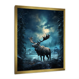 Blue Moose Celestial Journey - Moose Wall Decor