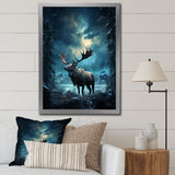 Blue Moose Celestial Journey - Moose Wall Decor