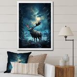 Blue Moose Celestial Journey - Moose Wall Decor