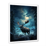 Blue Moose Celestial Journey - Moose Wall Decor