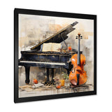 Music Melancholy Melodies Subdued - Music Canvas Wall Art