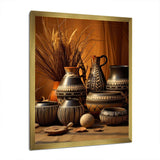 Native Art Pottery Serenity I - People Canvas Wall Art