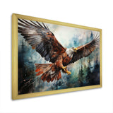 Native Art Spirit Of Eagle - People Canvas Wall Art