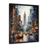 New York City That Never Sleeps II - Cityscapes Canvas Wall Art