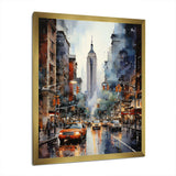 New York City That Never Sleeps II - Cityscapes Canvas Wall Art