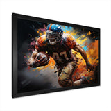 Football Spectacle Of - Sports Canvas Wall Art