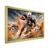 Football The Winning I - Football Canvas Wall Art