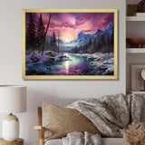 Northern Lights Arctic Aurora - Landscapes Canvas Wall Art