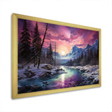 Northern Lights Arctic Aurora - Landscapes Canvas Wall Art