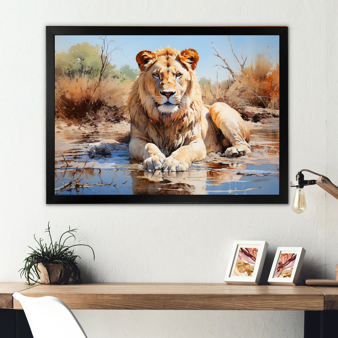 Okavango Harmony Create - Lion Home Decor Art