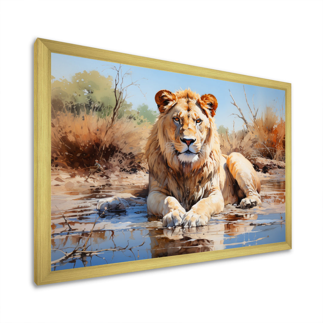 Okavango Harmony Create - Lion Home Decor Art