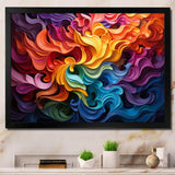 Opt Art Vibrant Illusions II - Abstract Canvas Wall Art