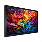 Opt Art Vibrant Illusions II - Abstract Canvas Wall Art