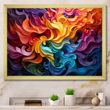 Opt Art Vibrant Illusions II - Abstract Canvas Wall Art