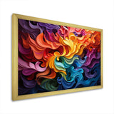 Opt Art Vibrant Illusions II - Abstract Canvas Wall Art