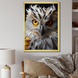 Grey Owl Animal Monochrome National - Owl Wall Decor