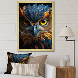 Brown Owl Animal Portrait - Owl Wall Decor