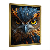 Brown Owl Animal Portrait - Owl Wall Decor