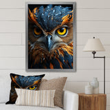 Brown Owl Animal Portrait - Owl Wall Decor
