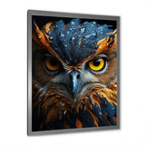 Brown Owl Animal Portrait - Owl Wall Decor